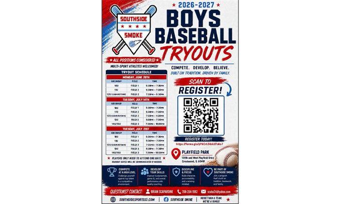 Boys Baseball Tryout Information